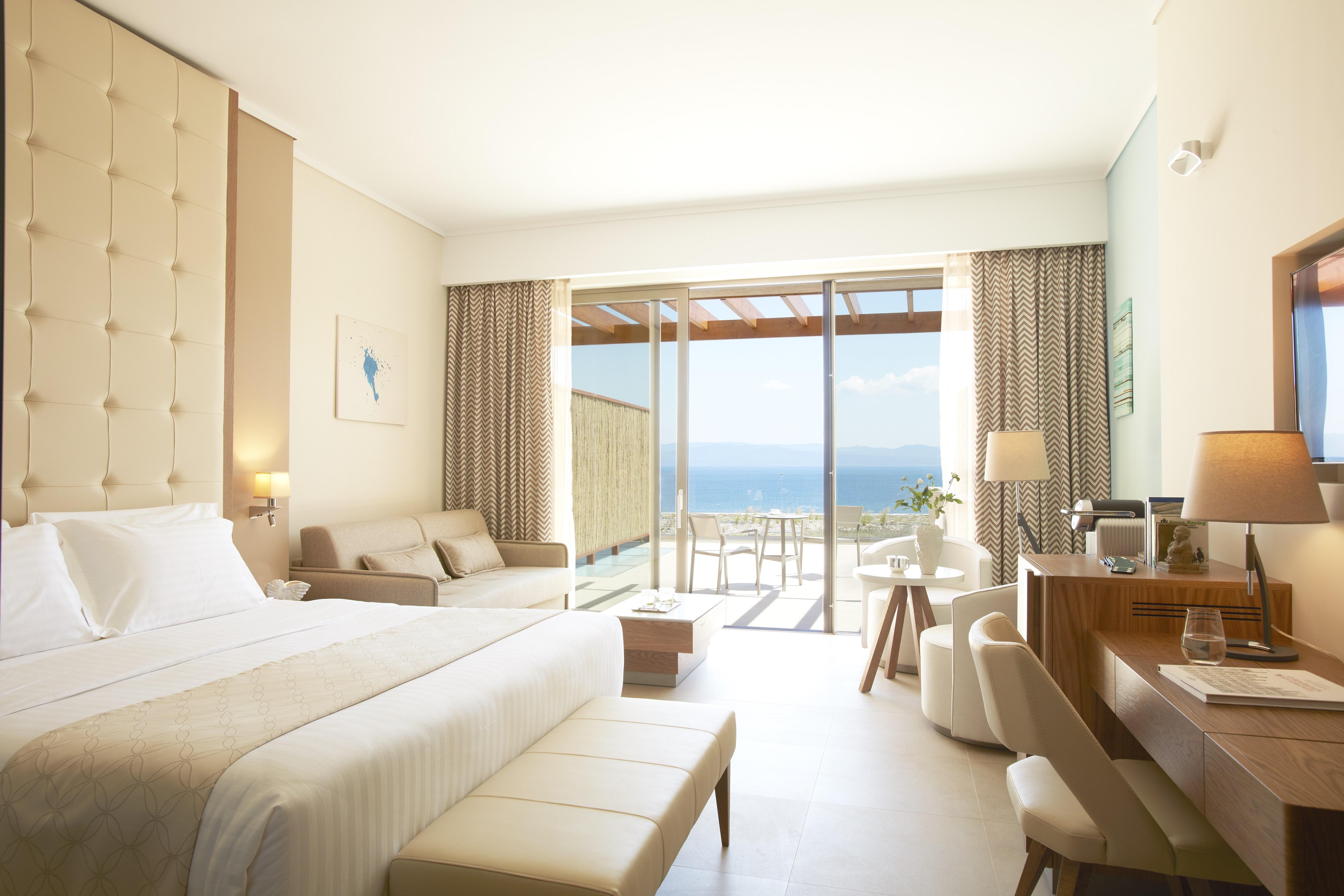 Miraggio Thermal Spa Resort Paliouri Exterior foto Deluxe Room with Sea View