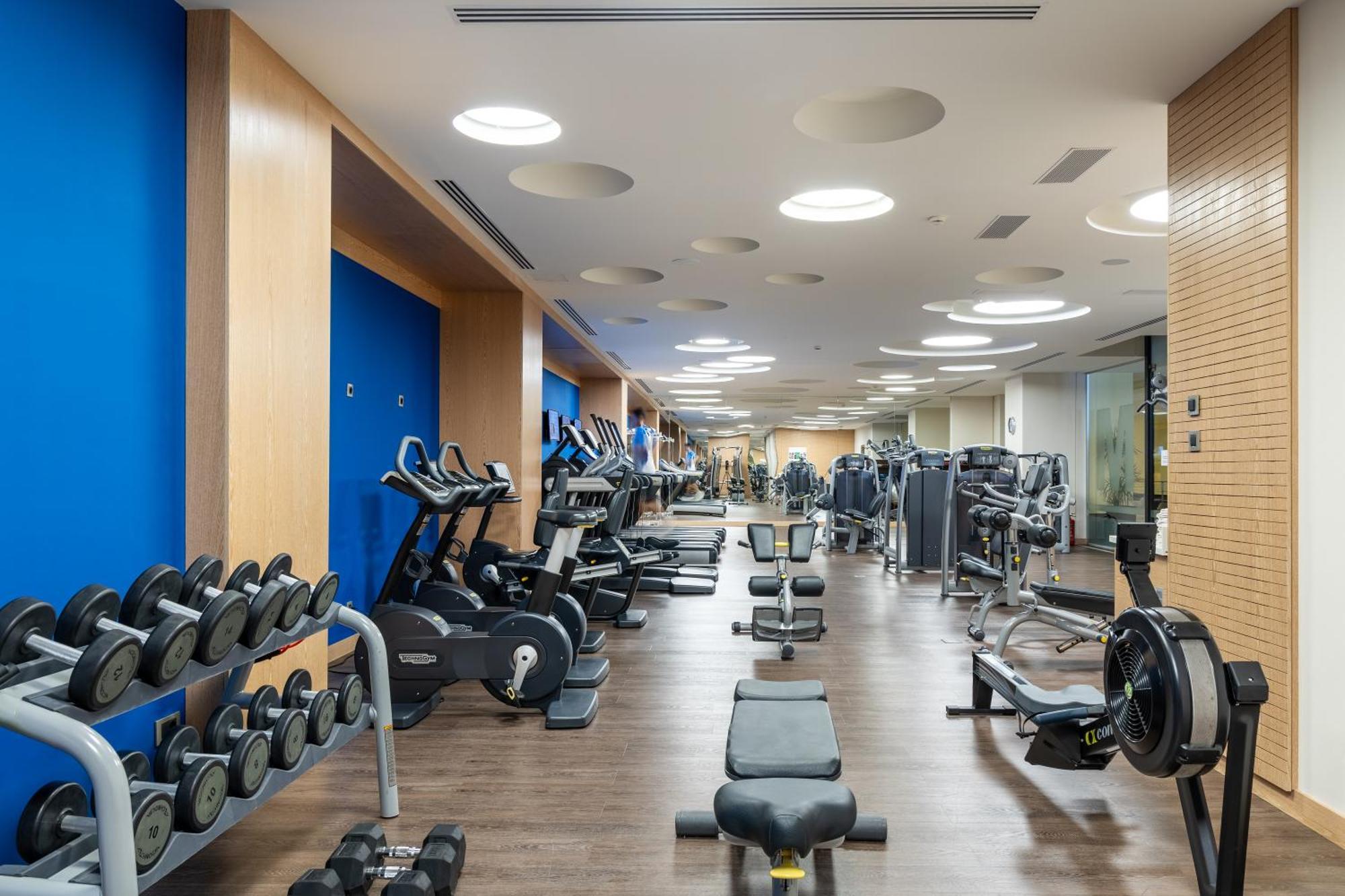 Miraggio Thermal Spa Resort Paliouri Exterior foto The gym at the hotel